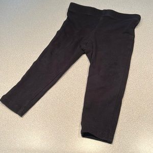 Baby Black Knit Straight Leg Pants